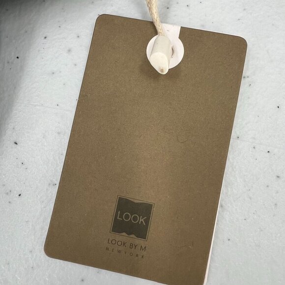 Look by M New York Gray Cozy Shawl Vest OS Drape Sweater Wrap Layering Lounge - Picture 7 of 10